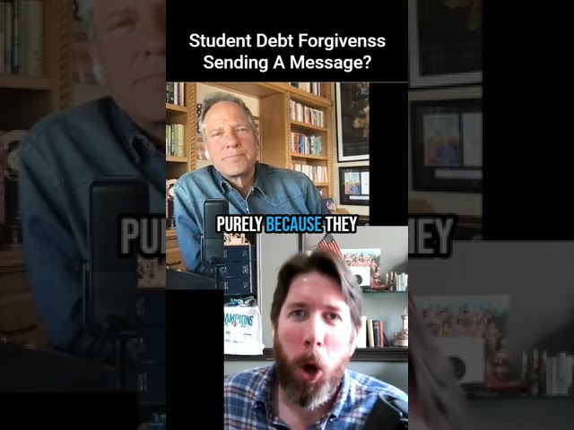 Is Student Debt Forgiveness Sending A Message? – Mike Rowe #entrepreneur #business #shorts